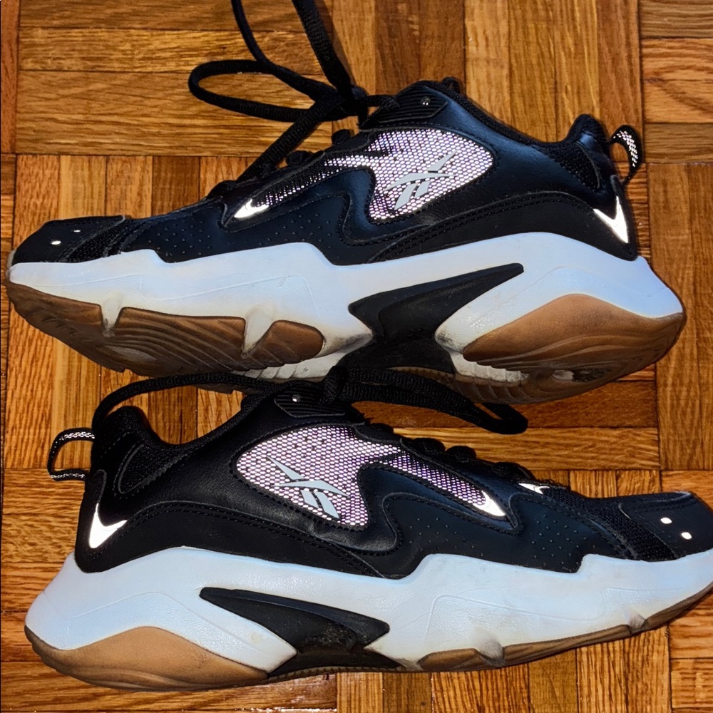 Reebok Kids Black and White Sneakers